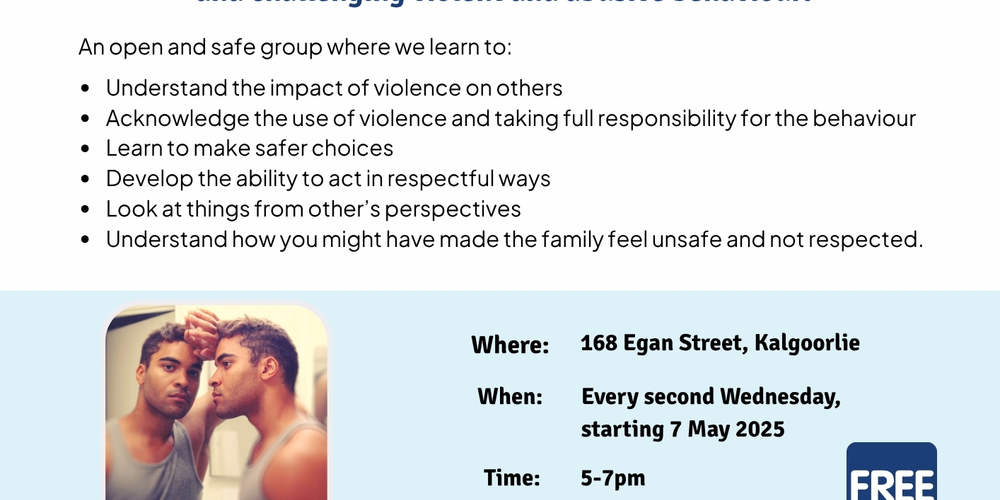 Centrecare Kalgoorlie Men Choosing Respect groups 2025