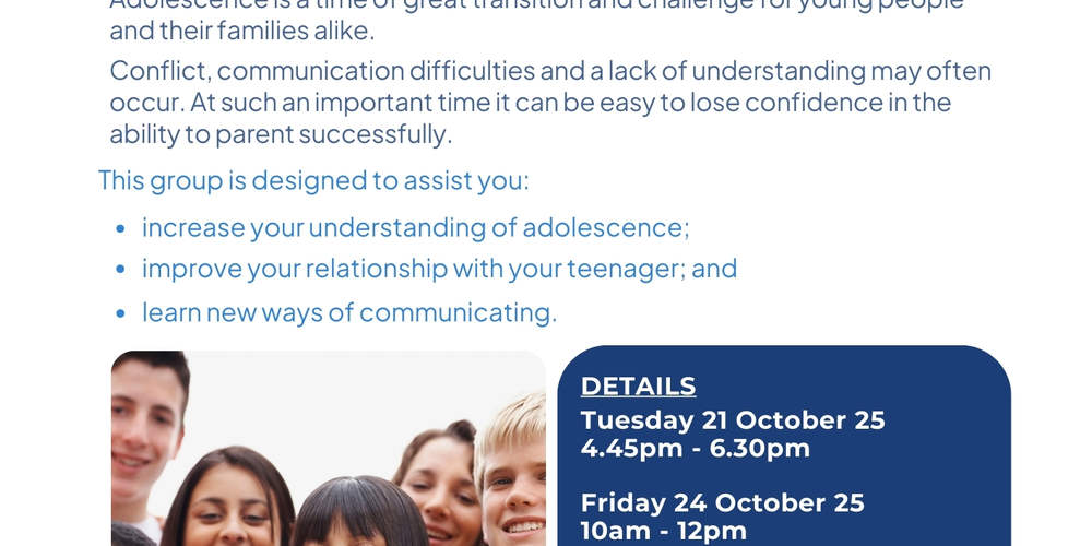 Understanding todays teenager Mirrabooka Oct 2025