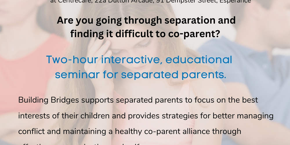 Centrecare Esperance Building Bridges flyer 2026
