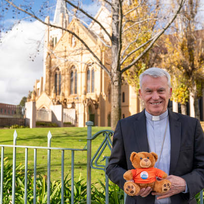 Archbishop Costelloe Child Poverty Bear