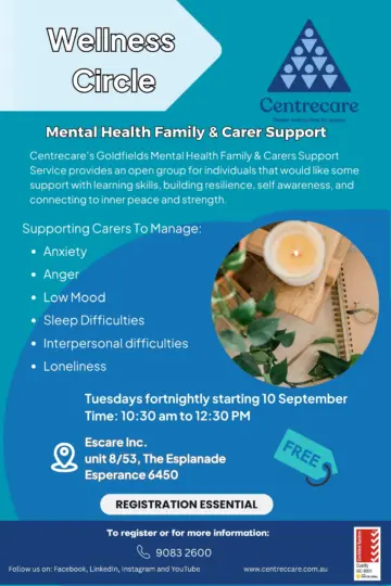 Centrecare Esperance Wellness Circle 2025