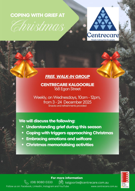 Coping with Grief at Christmas - Kalgoorlie