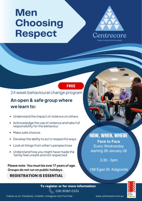 Men Choosing Respect - Kalgoorlie