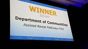 Silver Award Centrecare Assisted Rental Pathways Pilot