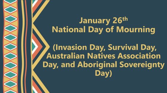 Jan 26 National Day of Mourning