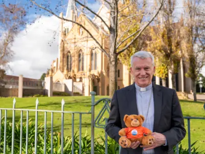 Archbishop Costelloe Child Poverty Bear